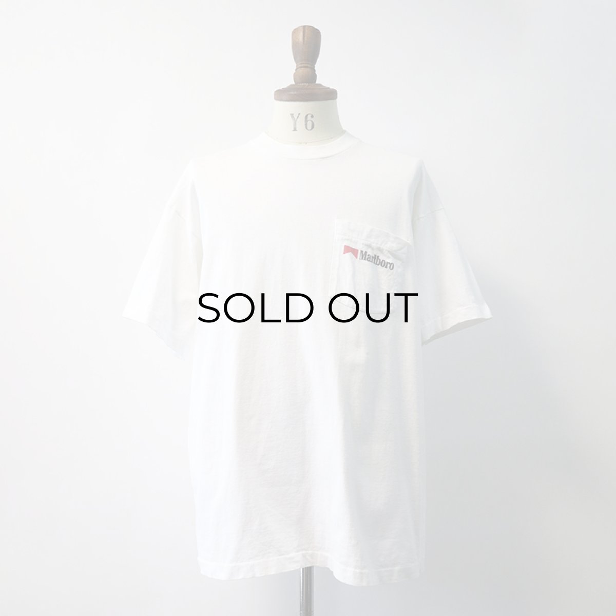 画像7: 〜90's FRUIT OF THE LOOM COTTON W-PRINT S/S POCKET TEE "Marlboro" (7)