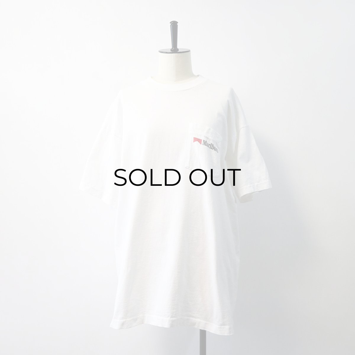 画像10: 〜90's FRUIT OF THE LOOM COTTON W-PRINT S/S POCKET TEE "Marlboro" (10)