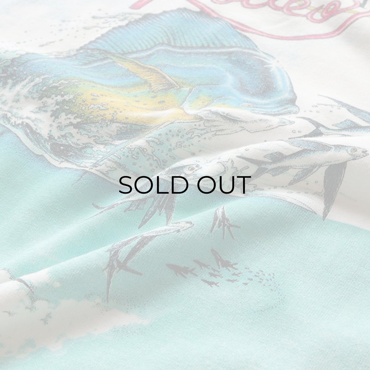 画像8: 80's Stedman COTTON W-PRINT S/S POCKET TEE "DESTIN FISHING Rodeo" "MADE IN USA" (8)