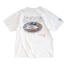 画像2: 90's Hanes COTTON W-PRINT S/S POCKET TEE "SNOOK" (2)