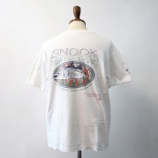 画像10: 90's Hanes COTTON W-PRINT S/S POCKET TEE "SNOOK" (10)