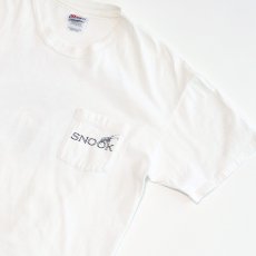 画像3: 90's Hanes COTTON W-PRINT S/S POCKET TEE "SNOOK" (3)