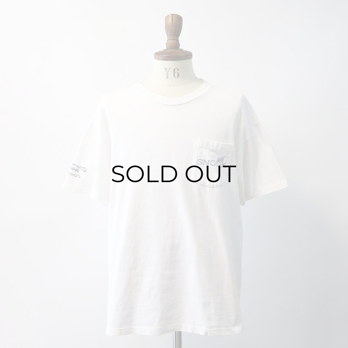 画像9: 90's Hanes COTTON W-PRINT S/S POCKET TEE "SNOOK" (9)