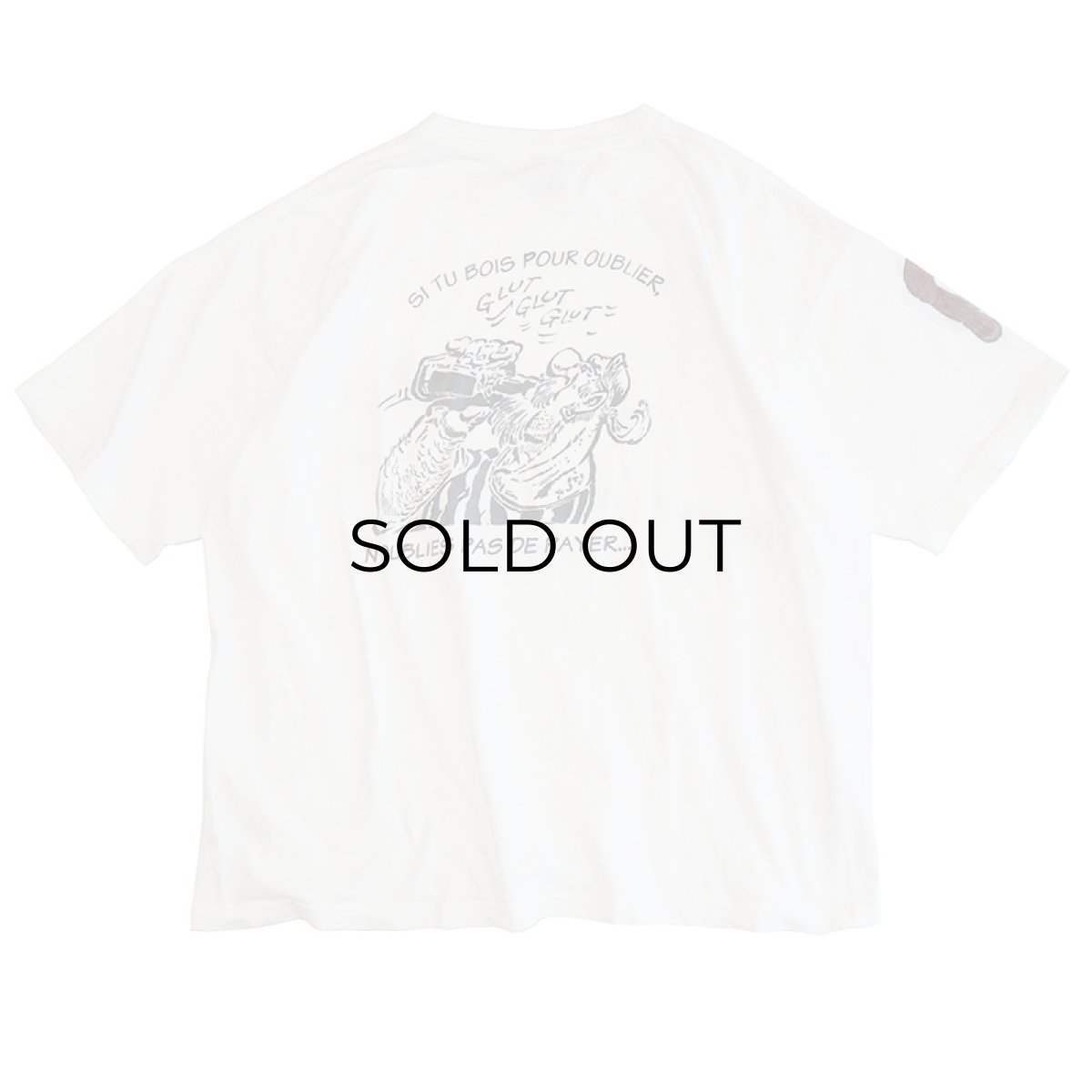 画像3: 〜90's GOLDEN PEACOCK COTTON W-PRINT S/S TEE "Hard Rock CAFE JEAN-MARIE" (3)