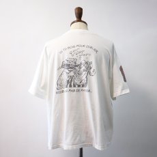 画像10: 〜90's GOLDEN PEACOCK COTTON W-PRINT S/S TEE "Hard Rock CAFE JEAN-MARIE" (10)