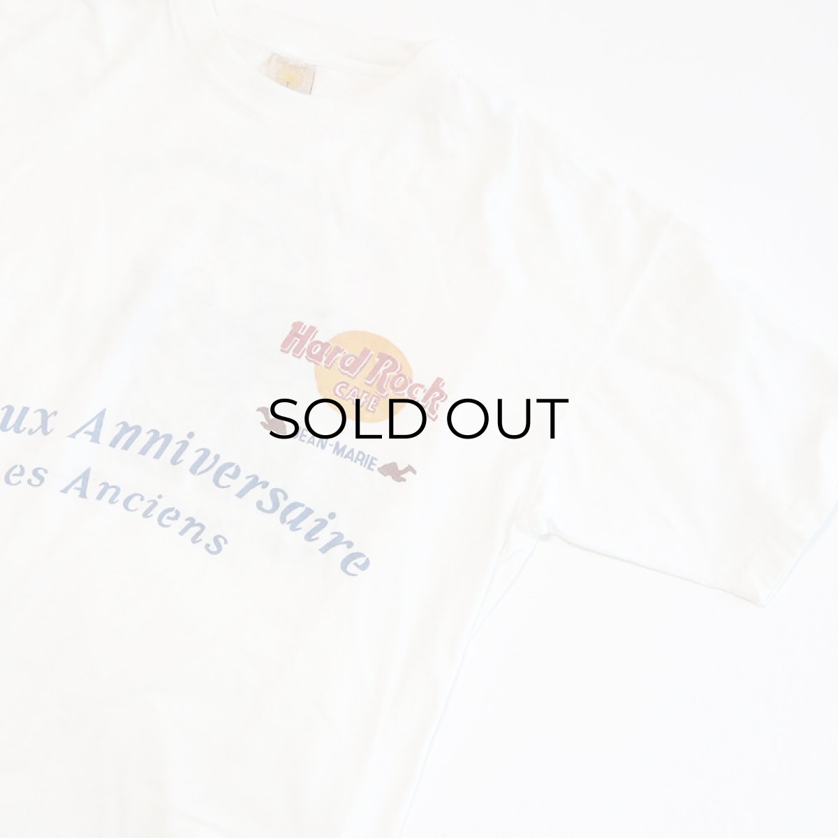 画像4: 〜90's GOLDEN PEACOCK COTTON W-PRINT S/S TEE "Hard Rock CAFE JEAN-MARIE" (4)