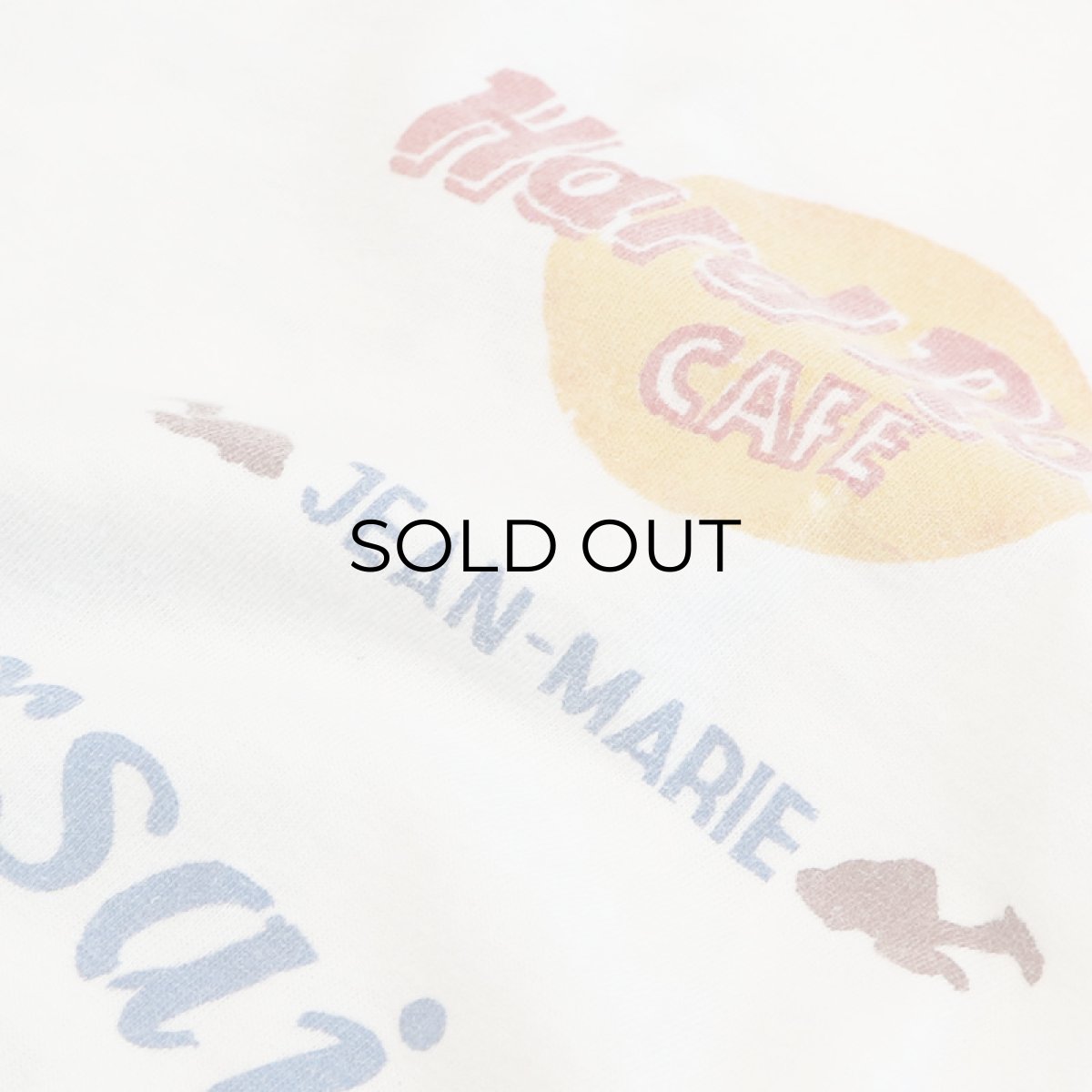 画像5: 〜90's GOLDEN PEACOCK COTTON W-PRINT S/S TEE "Hard Rock CAFE JEAN-MARIE" (5)