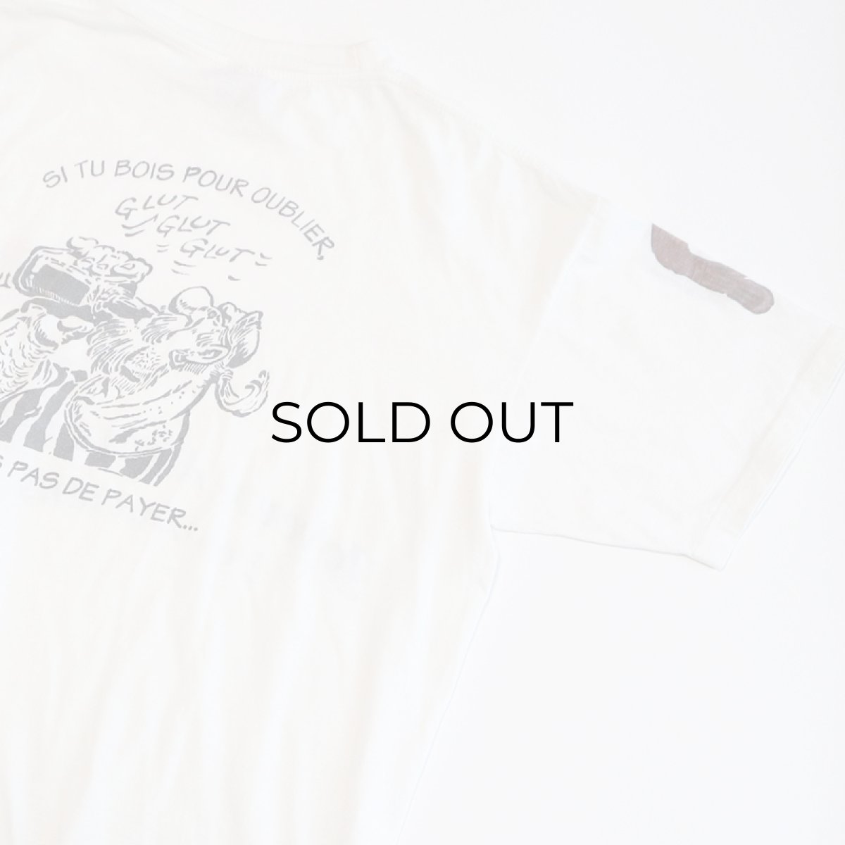 画像6: 〜90's GOLDEN PEACOCK COTTON W-PRINT S/S TEE "Hard Rock CAFE JEAN-MARIE" (6)