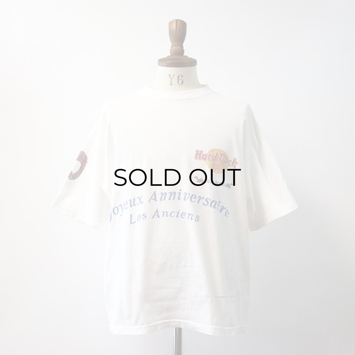 画像8: 〜90's GOLDEN PEACOCK COTTON W-PRINT S/S TEE "Hard Rock CAFE JEAN-MARIE" (8)