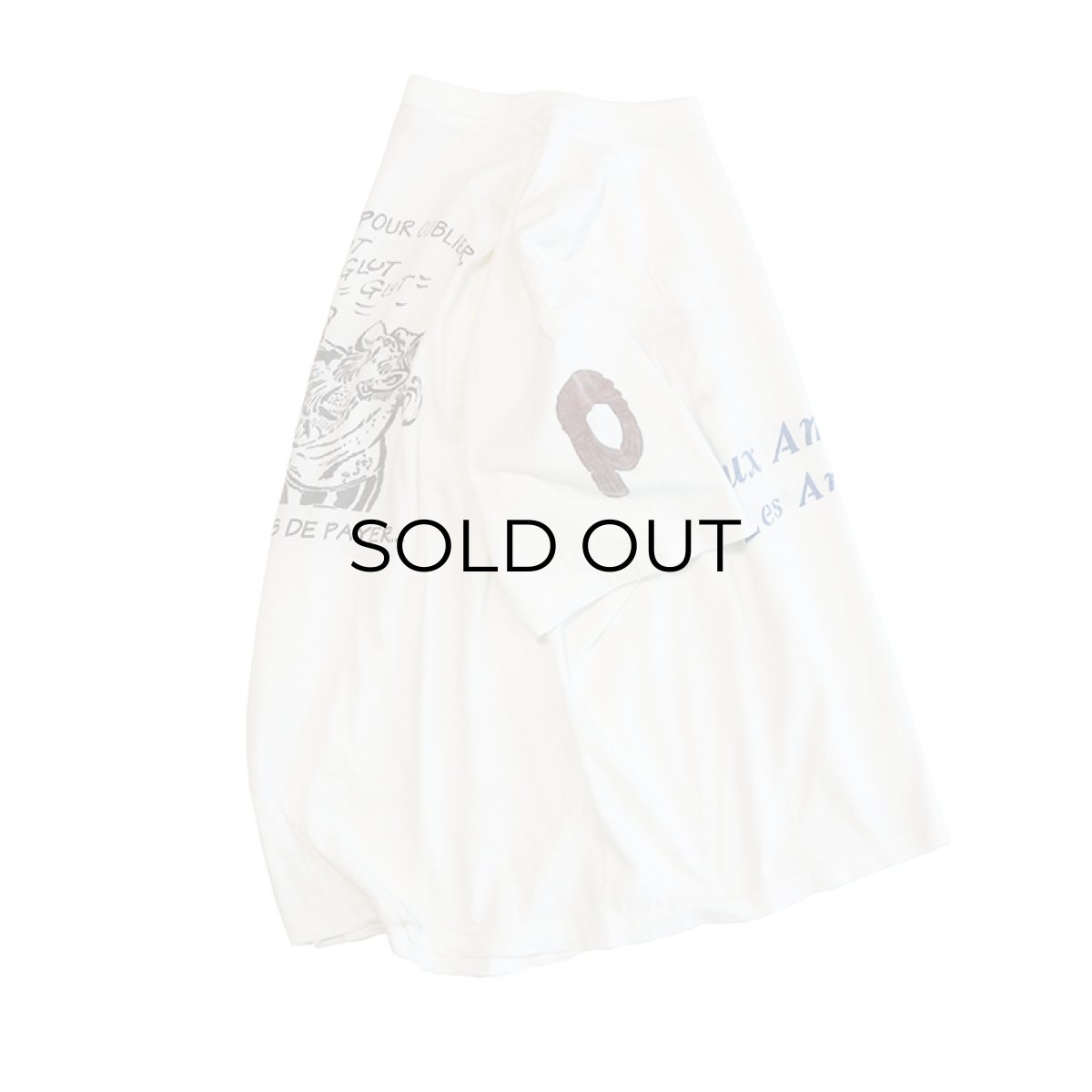 画像2: 〜90's GOLDEN PEACOCK COTTON W-PRINT S/S TEE "Hard Rock CAFE JEAN-MARIE" (2)