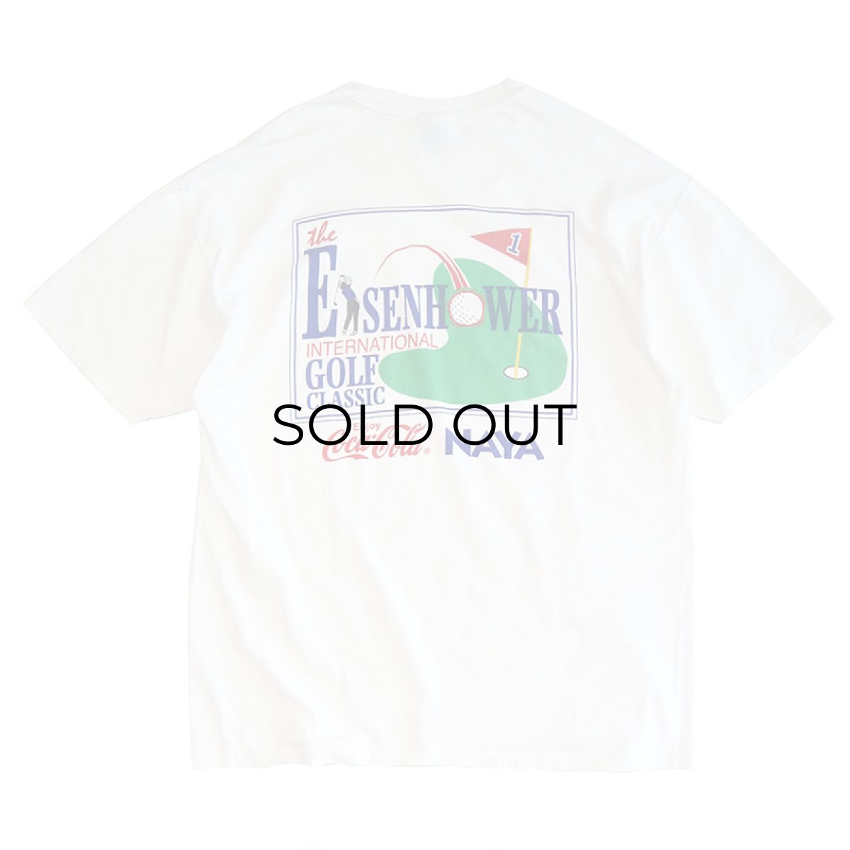 画像2: 90's Hanes COTTON W-PRINT S/S TEE "EISENHOWER INTERNATIONAL CLASSIC SCHOLAR" (2)