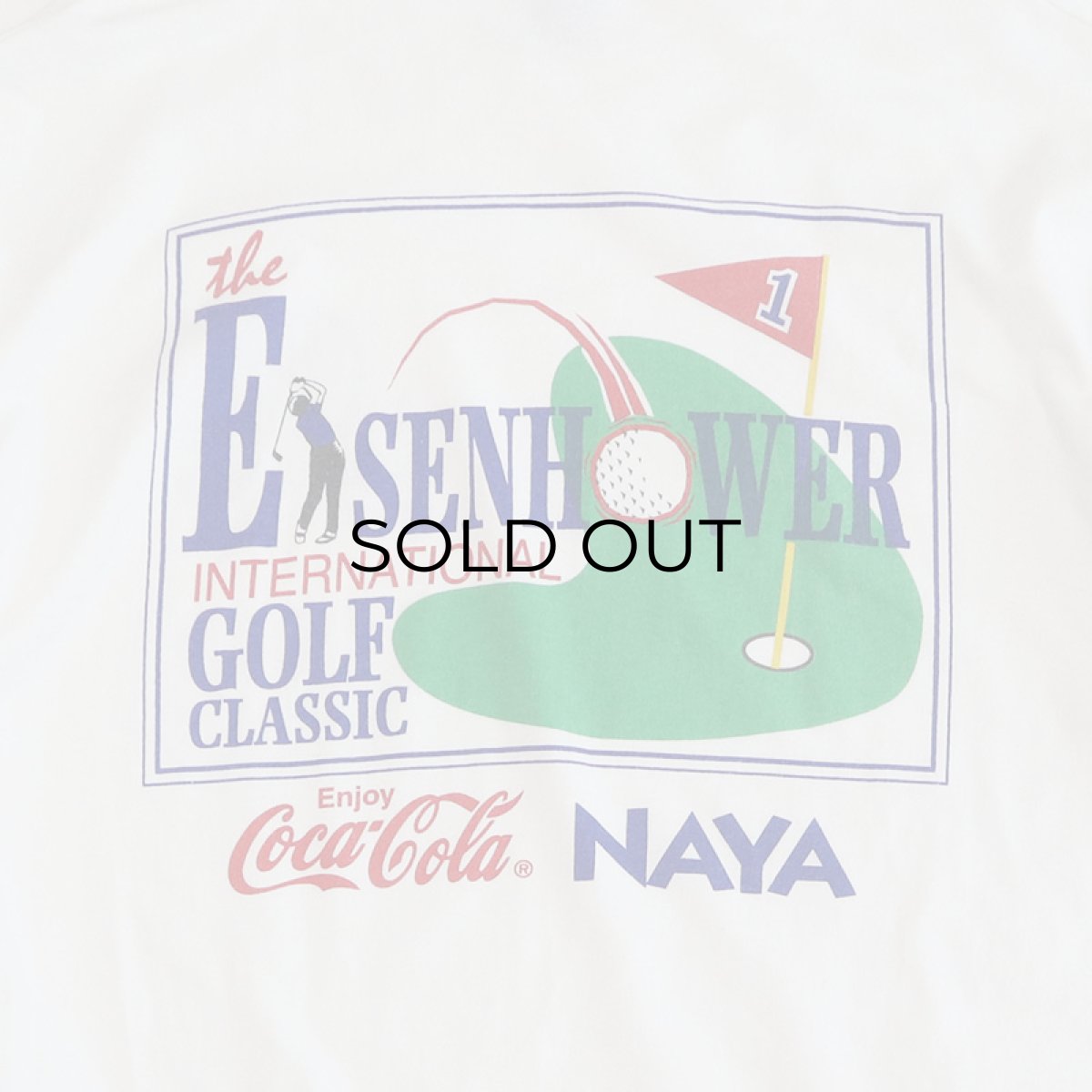 画像4: 90's Hanes COTTON W-PRINT S/S TEE "EISENHOWER INTERNATIONAL CLASSIC SCHOLAR" (4)