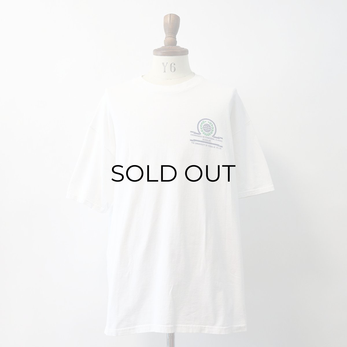 画像6: 90's Hanes COTTON W-PRINT S/S TEE "EISENHOWER INTERNATIONAL CLASSIC SCHOLAR" (6)