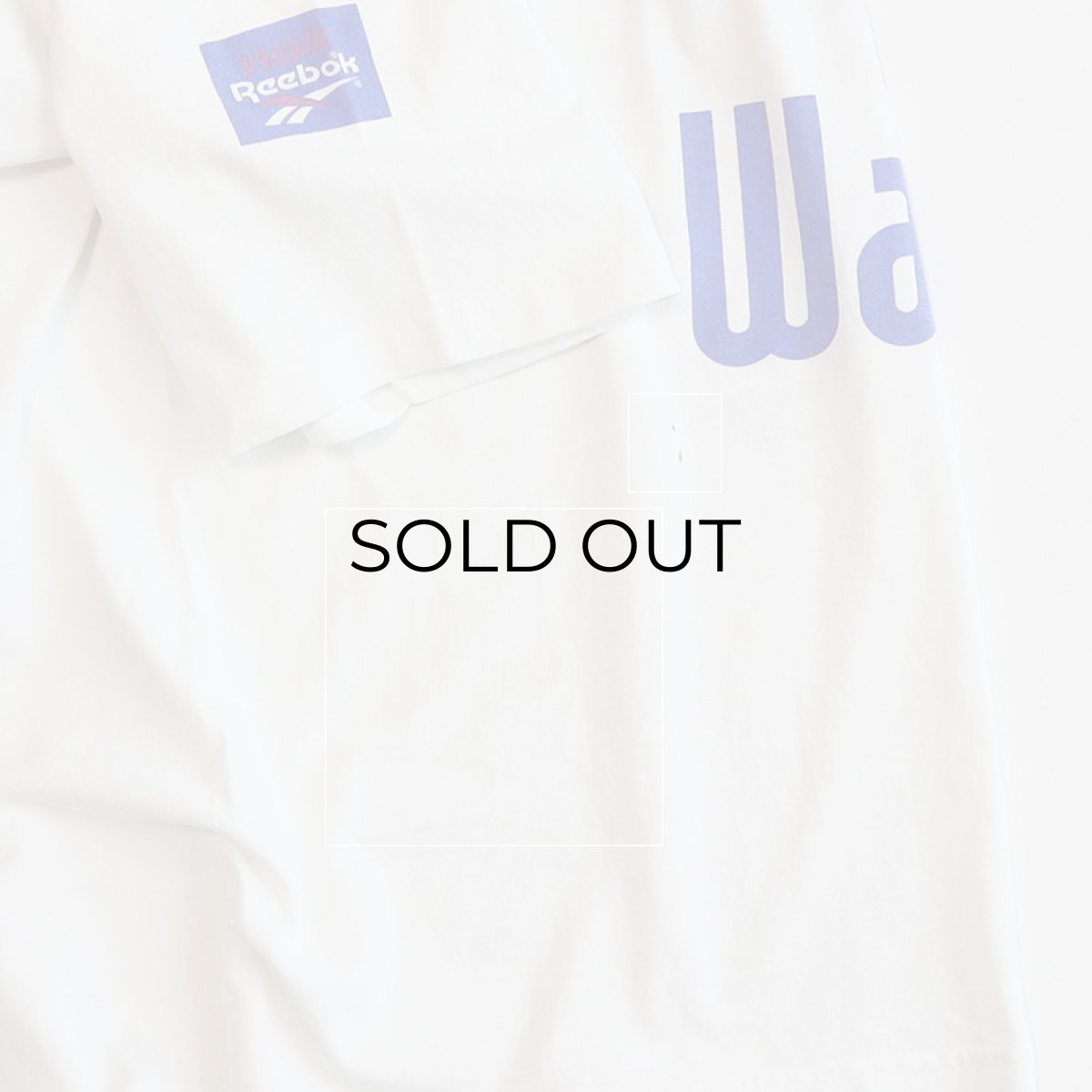 画像8: 90's Reebok COTTON PRINT S/S TEE "NO Thanks, i'll Walk." (8)