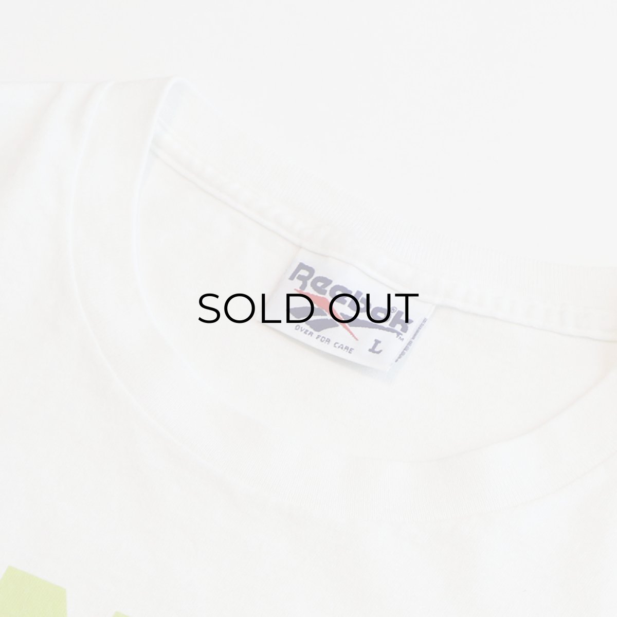 画像6: 90's Reebok COTTON PRINT S/S TEE "NO Thanks, i'll Walk." (6)