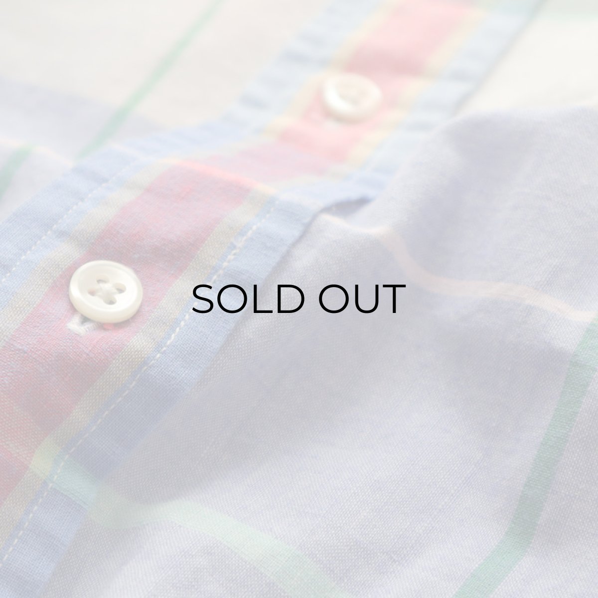 画像9: 90's Ralph Lauren COTTON MADRAS CHECK B/D SHIRT (9)