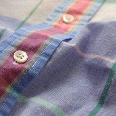 画像9: 90's Ralph Lauren COTTON MADRAS CHECK B/D SHIRT (9)