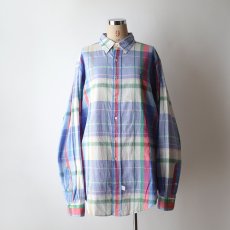 画像14: 90's Ralph Lauren COTTON MADRAS CHECK B/D SHIRT (14)