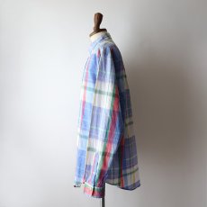 画像12: 90's Ralph Lauren COTTON MADRAS CHECK B/D SHIRT (12)