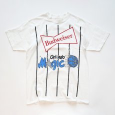 画像1: 90's DELTA COTTON PRINT S/S TEE "Orlando Magic" "Budweiser" (1)