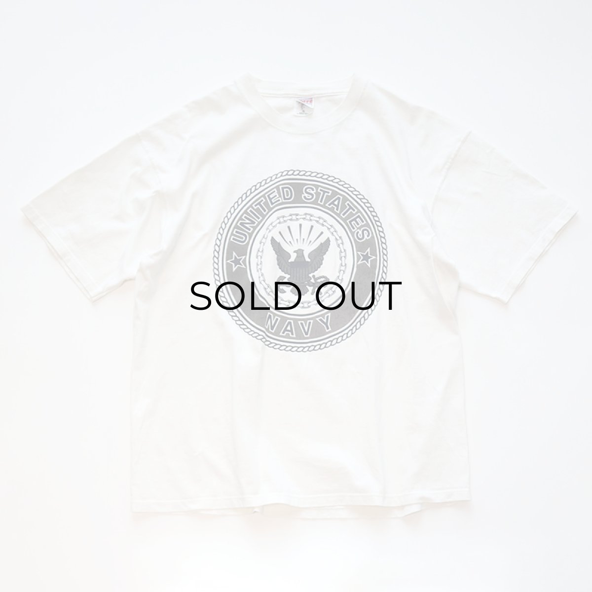画像1: SOFFE COTTON W-REFLECTIVE PRINT S/S TEE "UNITED STATES NAVY" (1)