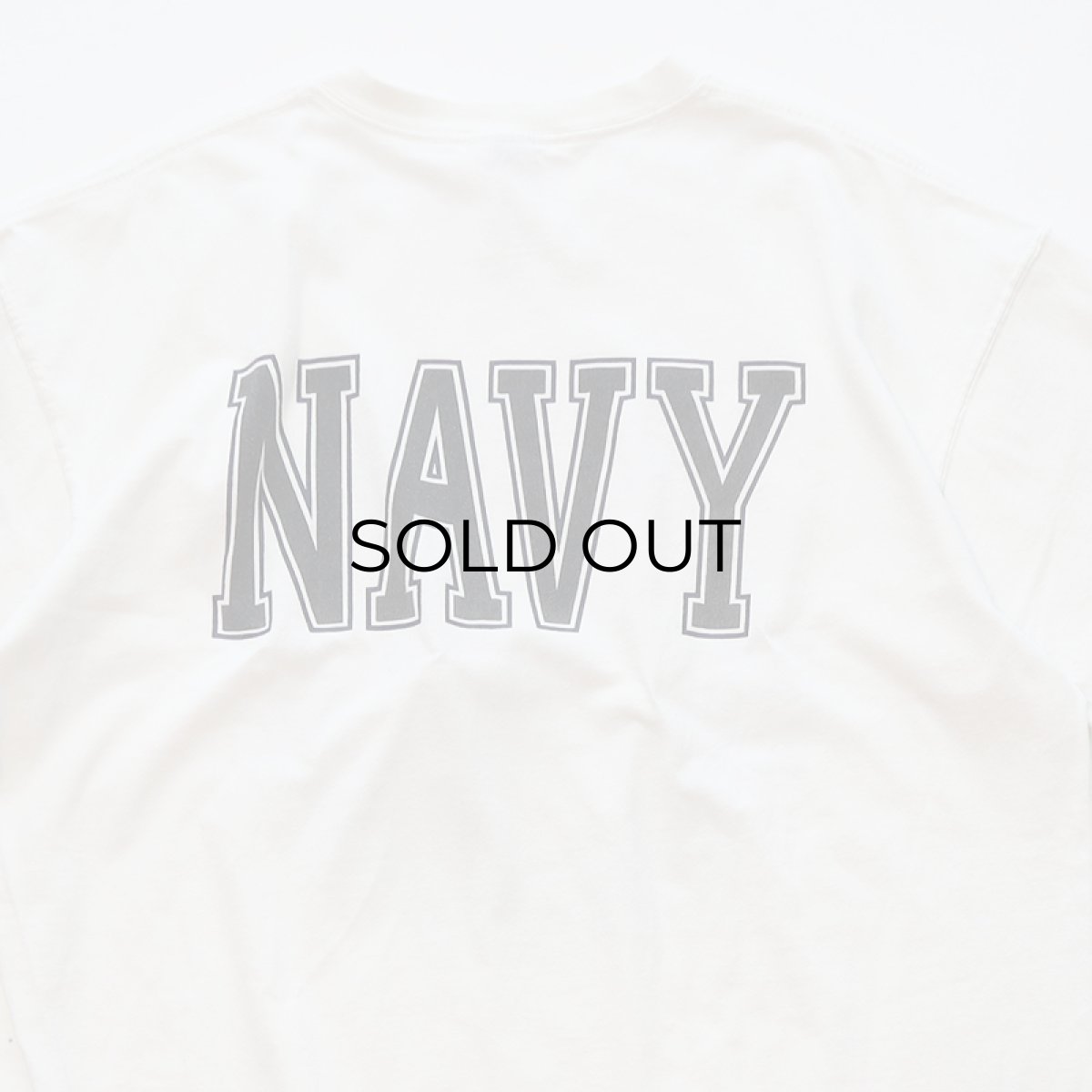 画像6: SOFFE COTTON W-REFLECTIVE PRINT S/S TEE "UNITED STATES NAVY" (6)
