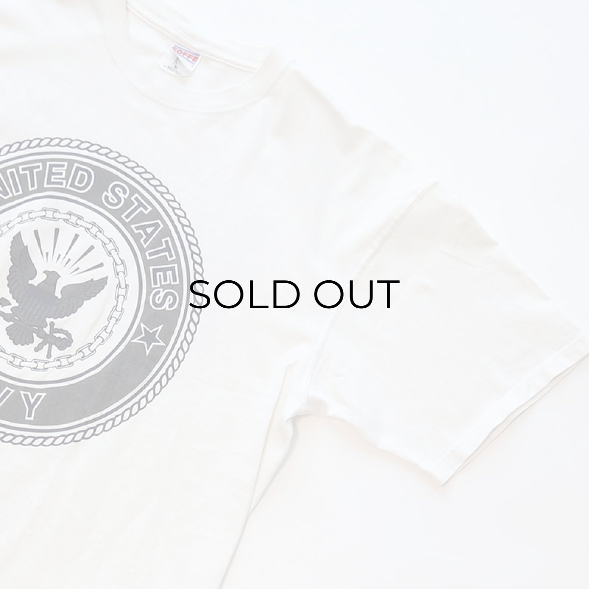 画像4: SOFFE COTTON W-REFLECTIVE PRINT S/S TEE "UNITED STATES NAVY" (4)