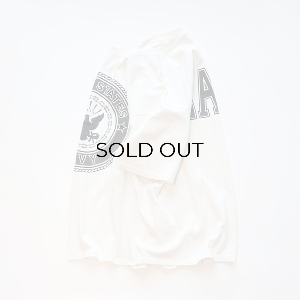 画像2: SOFFE COTTON W-REFLECTIVE PRINT S/S TEE "UNITED STATES NAVY" (2)