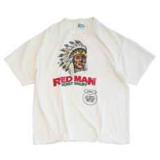 画像1: 80's Hanes COTTON PRINT S/S TEE "RED MAN MOIST SNUFF" (1)