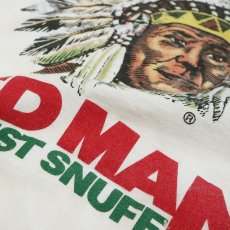 画像4: 80's Hanes COTTON PRINT S/S TEE "RED MAN MOIST SNUFF" (4)