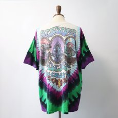 画像15: 90's LIQUID BLUE TIE-DYE COTTON "GRATEFUL DEAD" W-PRINT S/S BAND TEE "SEASONS OF THE DEAD" (15)