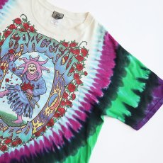 画像3: 90's LIQUID BLUE TIE-DYE COTTON "GRATEFUL DEAD" W-PRINT S/S BAND TEE "SEASONS OF THE DEAD" (3)