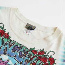 画像10: 90's LIQUID BLUE TIE-DYE COTTON "GRATEFUL DEAD" W-PRINT S/S BAND TEE "SEASONS OF THE DEAD" (10)