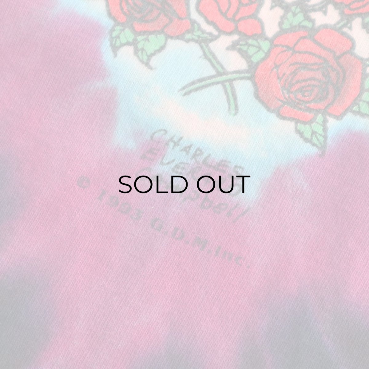 画像9: 90's LIQUID BLUE TIE-DYE COTTON "GRATEFUL DEAD" W-PRINT S/S BAND TEE "SEASONS OF THE DEAD" (9)