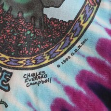 画像8: 90's LIQUID BLUE TIE-DYE COTTON "GRATEFUL DEAD" W-PRINT S/S BAND TEE "SEASONS OF THE DEAD" (8)