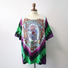 画像13: 90's LIQUID BLUE TIE-DYE COTTON "GRATEFUL DEAD" W-PRINT S/S BAND TEE "SEASONS OF THE DEAD" (13)