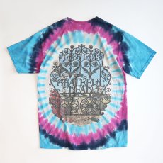 画像2: 90's LIQUID BLUE TIE-DYE COTTON "GRATEFUL DEAD" W-PRINT S/S BAND TEE "1965-1995 30years" (2)