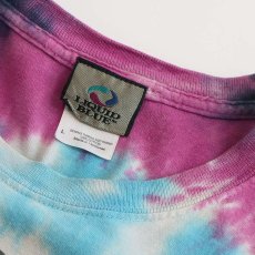 画像6: 90's LIQUID BLUE TIE-DYE COTTON "GRATEFUL DEAD" W-PRINT S/S BAND TEE "1965-1995 30years" (6)