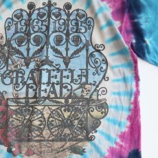 画像5: 90's LIQUID BLUE TIE-DYE COTTON "GRATEFUL DEAD" W-PRINT S/S BAND TEE "1965-1995 30years" (5)