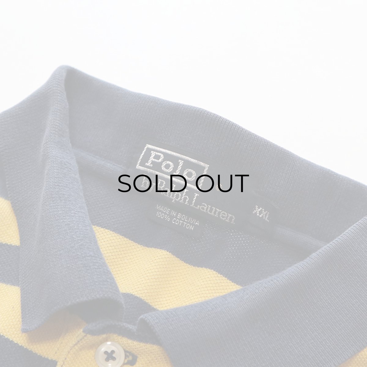 画像5: OLD Polo by Ralph Lauren COTTON MOSS STITCH BORDER S/S POLO SHIRT (5)