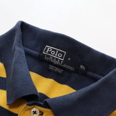 画像5: OLD Polo by Ralph Lauren COTTON MOSS STITCH BORDER S/S POLO SHIRT (5)