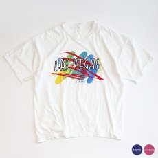 画像1: 〜80's UNKNOWN BRAND COTTON PRINT S/S TEE "LAS VEGAS" (1)