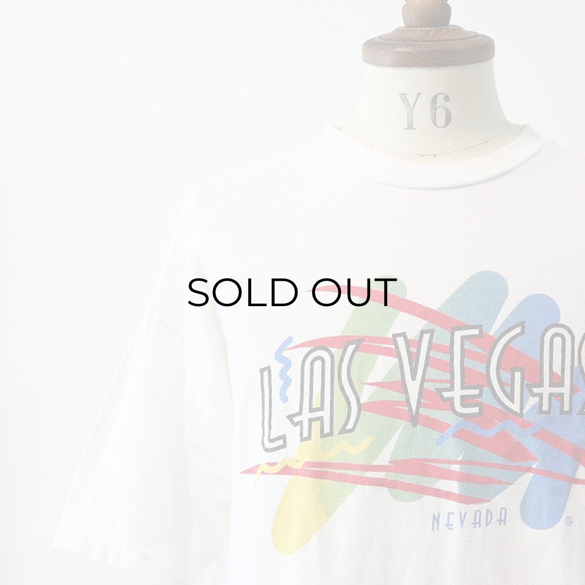 画像8: 〜80's UNKNOWN BRAND COTTON PRINT S/S TEE "LAS VEGAS" (8)