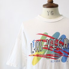 画像8: 〜80's UNKNOWN BRAND COTTON PRINT S/S TEE "LAS VEGAS" (8)