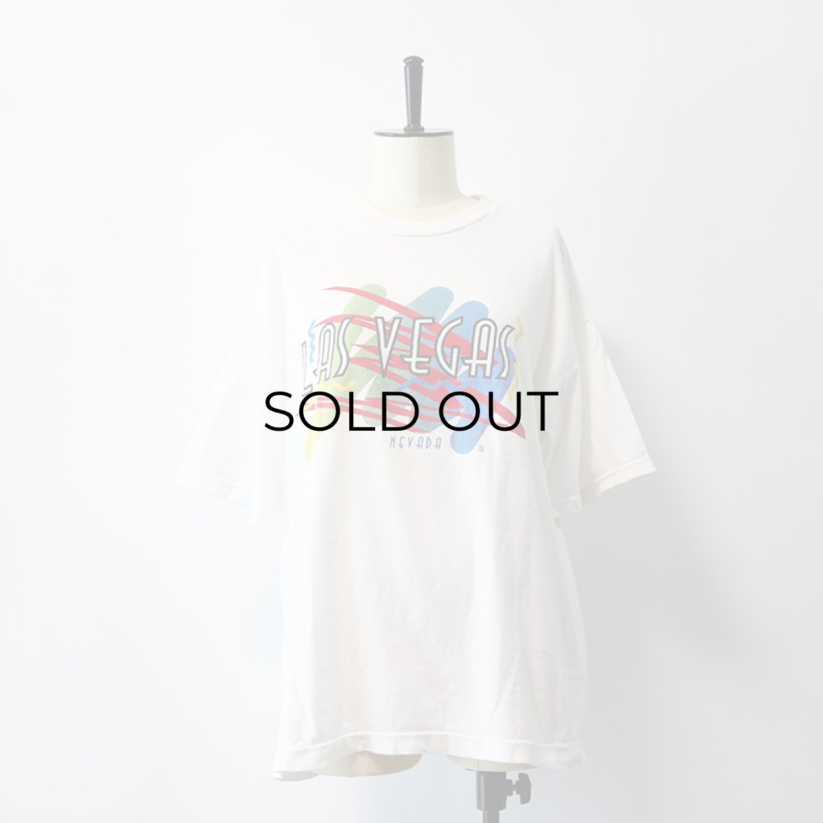 画像12: 〜80's UNKNOWN BRAND COTTON PRINT S/S TEE "LAS VEGAS" (12)