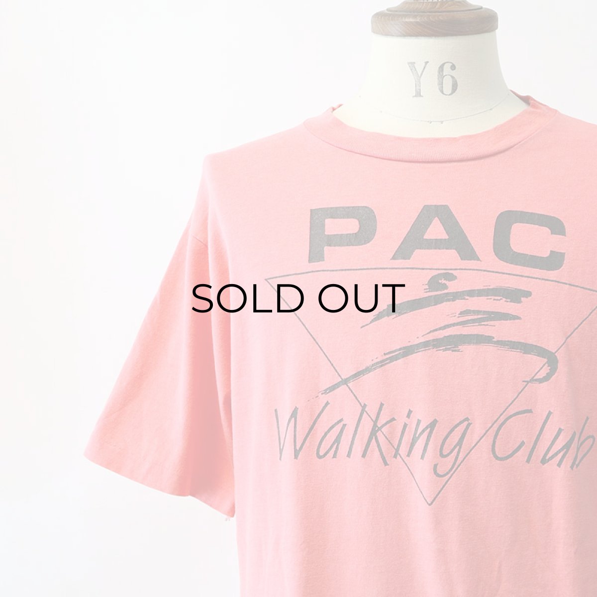 画像7: 〜90's Hanes COTTON PRINT S/S TEE "PAC Walking Club" (7)