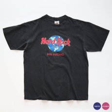 画像1: 90's Hard Rock CAFE COTTON PRINT S/S TEE "Hard Rock CAFE SAN ANTONIO" 【Size : LARGE】 (1)