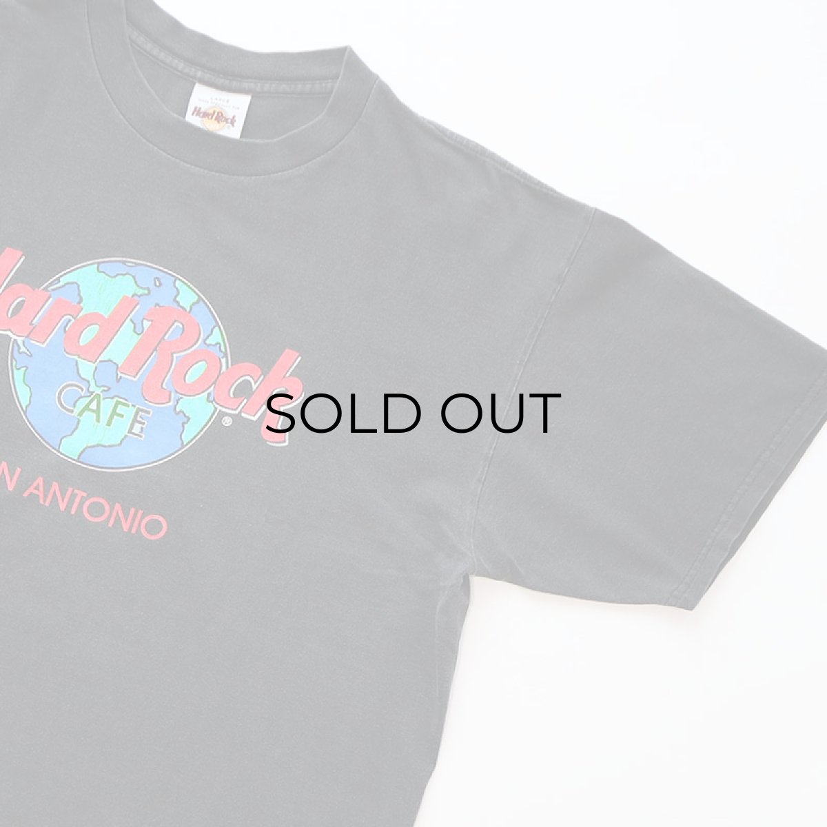 画像3: 90's Hard Rock CAFE COTTON PRINT S/S TEE "Hard Rock CAFE SAN ANTONIO" 【Size : LARGE】 (3)