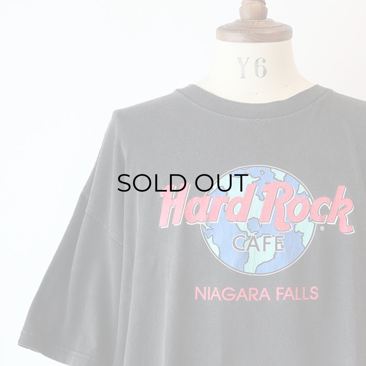 画像7: 90's Hard Rock CAFE COTTON PRINT S/S TEE "Hard Rock CAFE NIAGARA FALLS" 【Size : X-LARGE】 (7)
