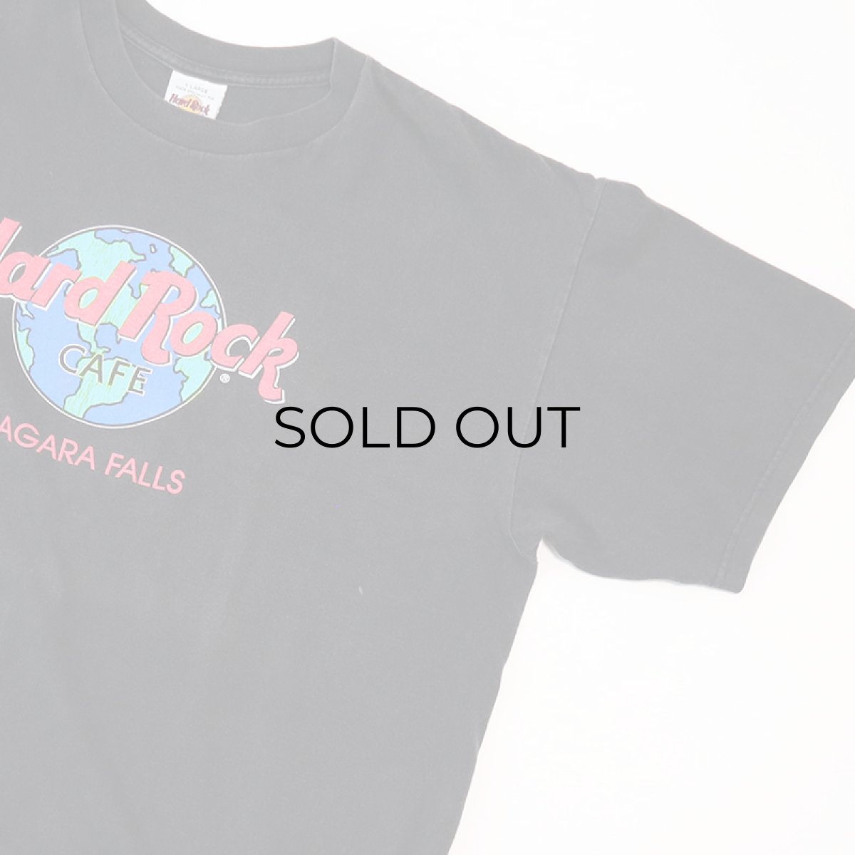 画像3: 90's Hard Rock CAFE COTTON PRINT S/S TEE "Hard Rock CAFE NIAGARA FALLS" 【Size : X-LARGE】 (3)